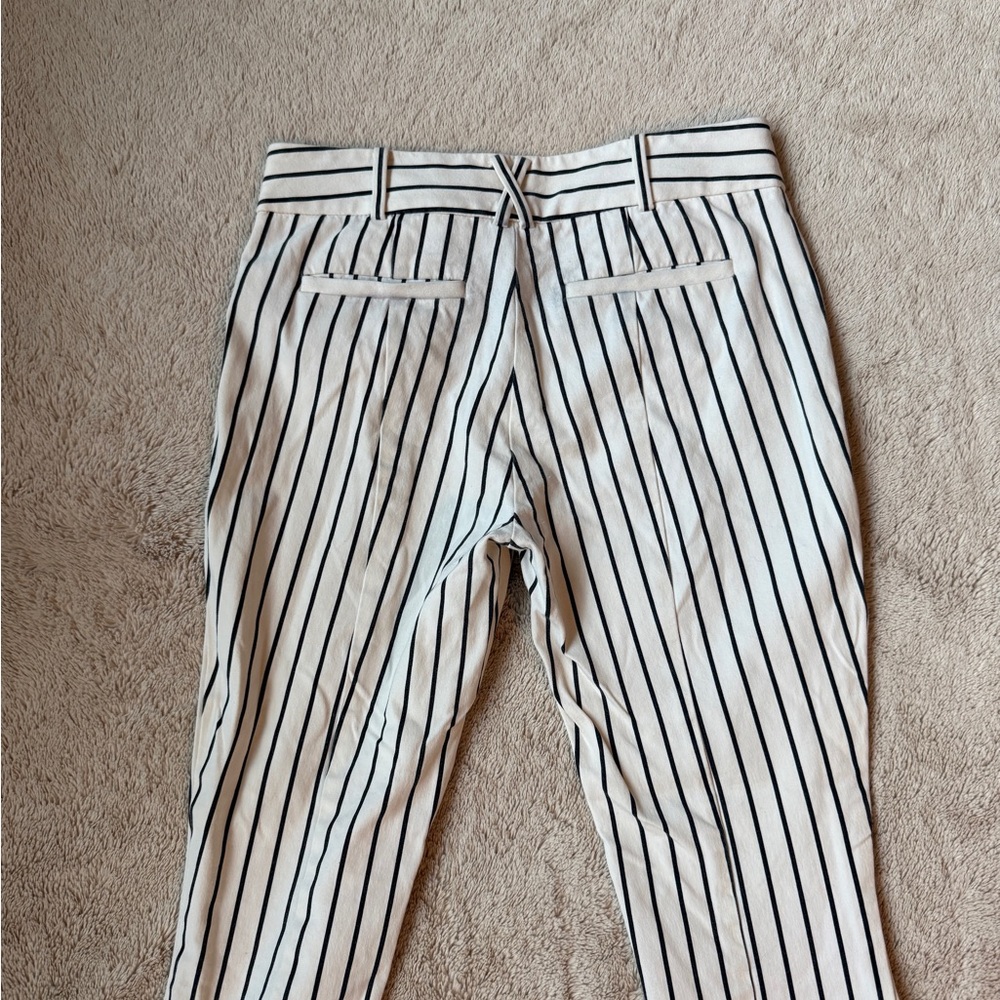 Anthropologie The Essential Striped Slim Trousers - Picture 7 of 7